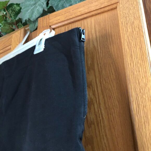 Everlane Bi-Stretch High Rise Straight Work Pants Side Zip - 12 - Picture 6 of 13